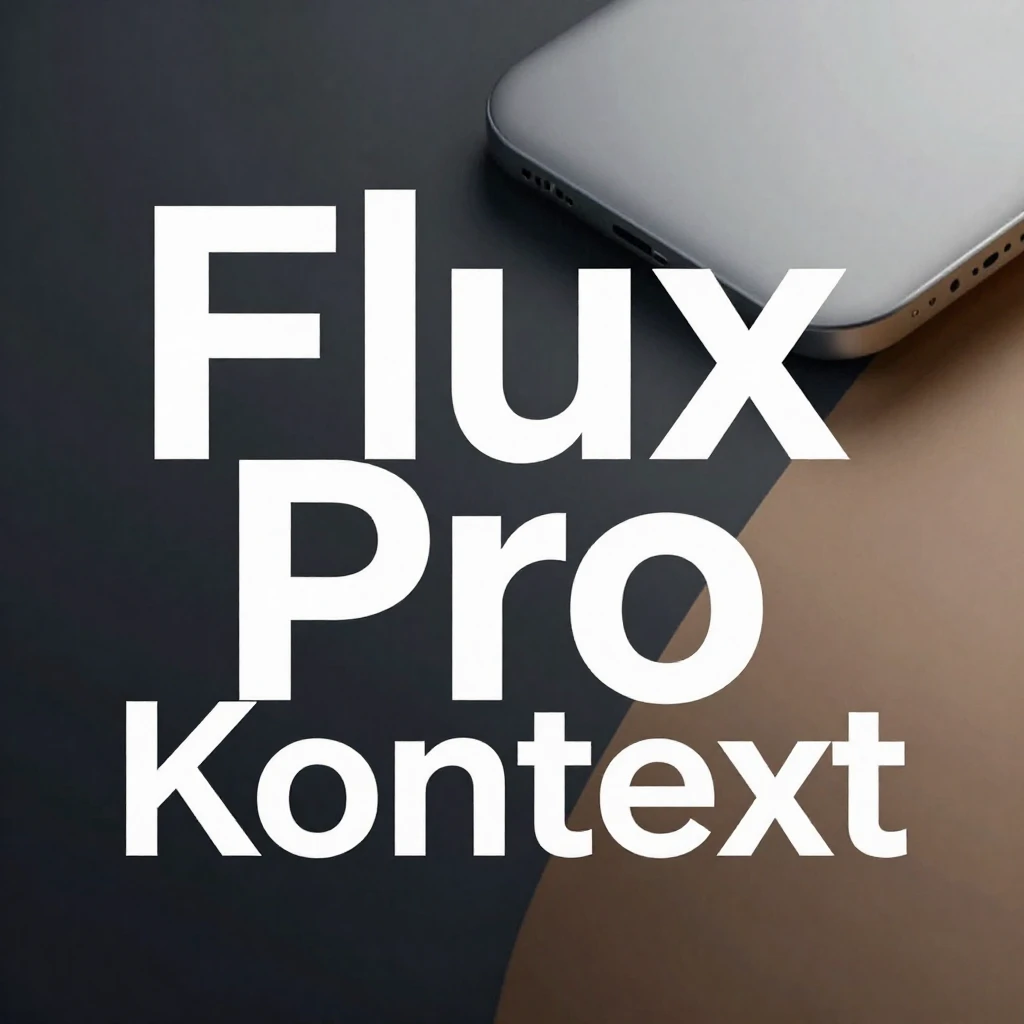 Clean typography in AI generated image