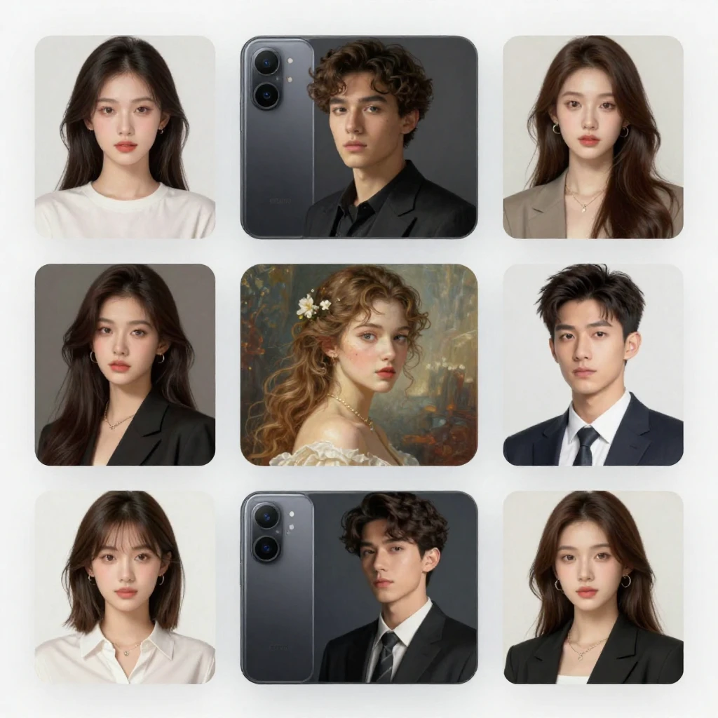 Multiple artistic style variations