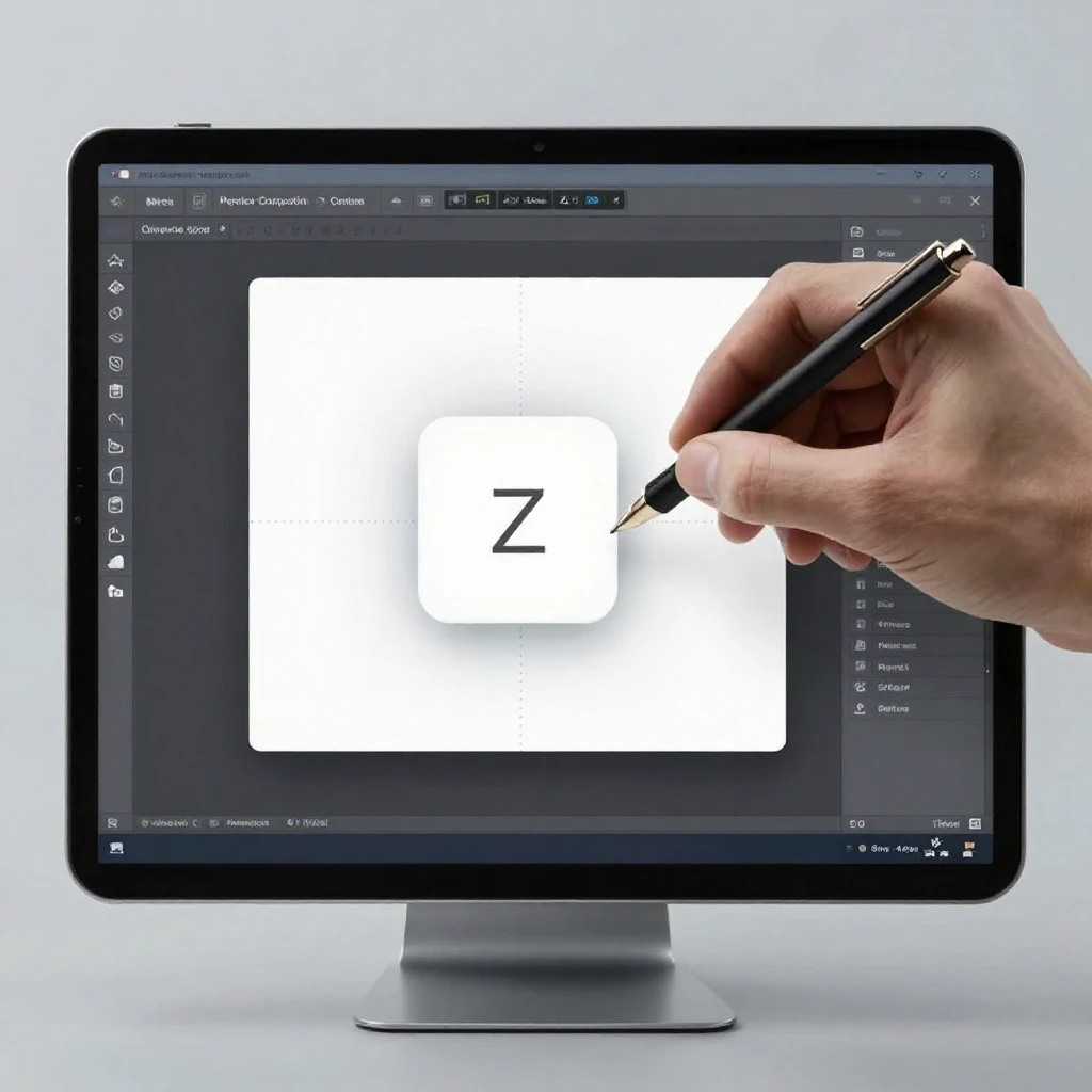 Abstract geometric composition