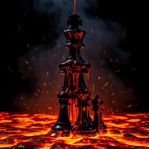 Lava Chess Tower