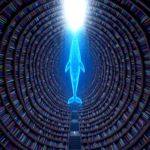 Neon Library Spiral